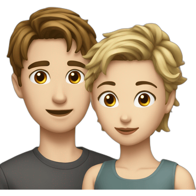 Couple jeune 17 emoji