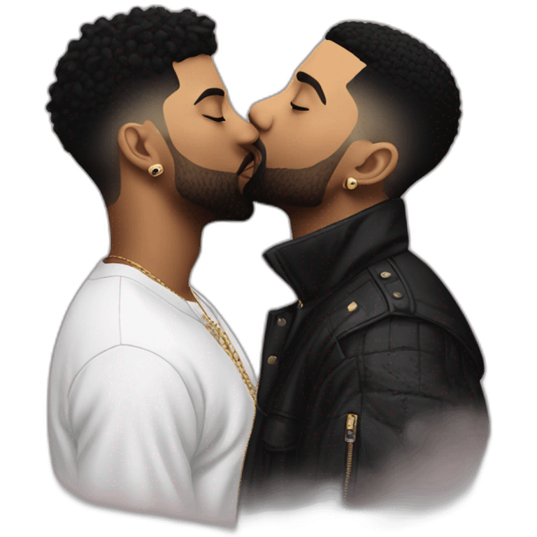 drake kissing 21 savage emoji