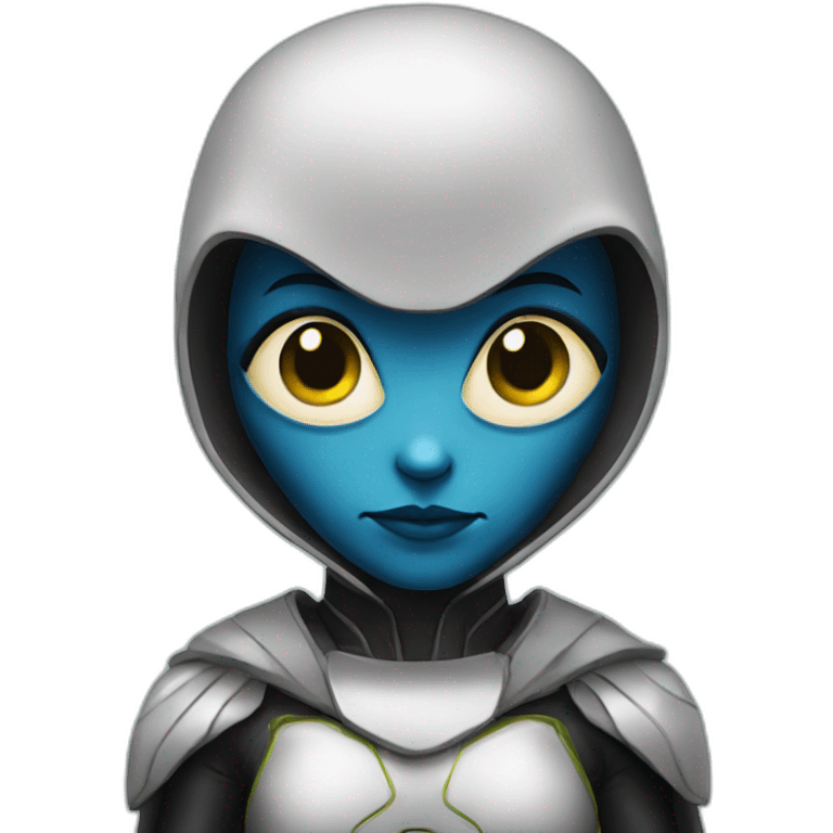 marian alien superhero emoji