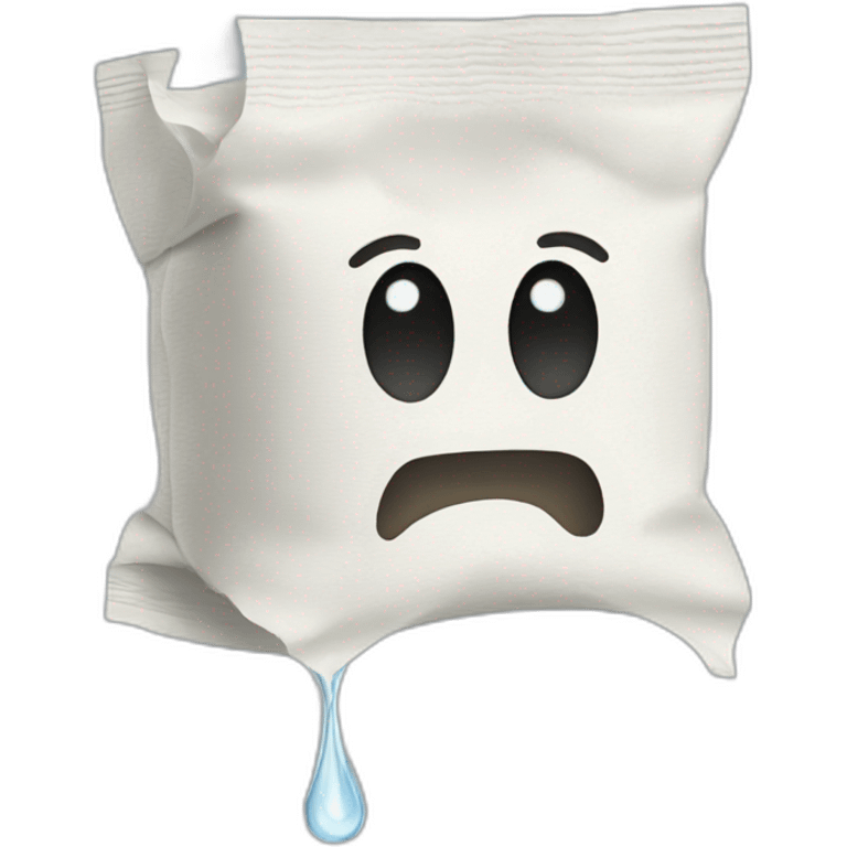 tissue for tears emoji