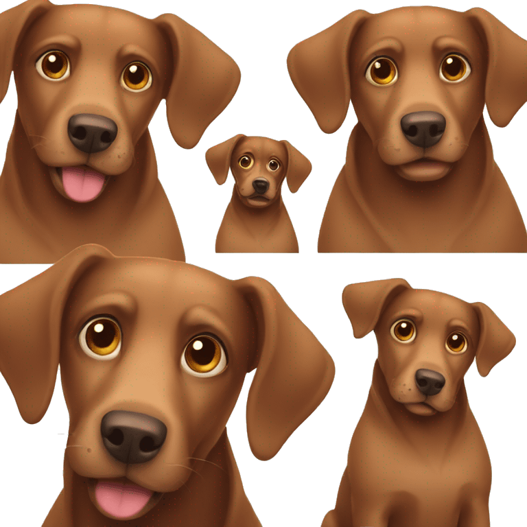 Brown dogs emoji