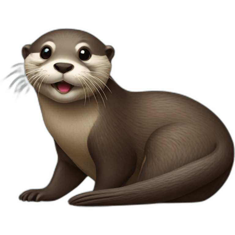 Otter photographe emoji