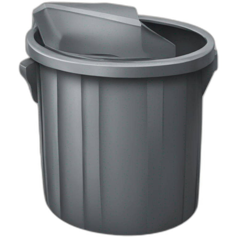 Trash bin emoji