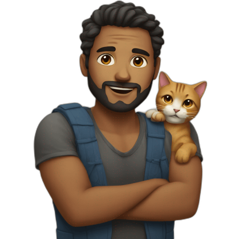 man love cat emoji