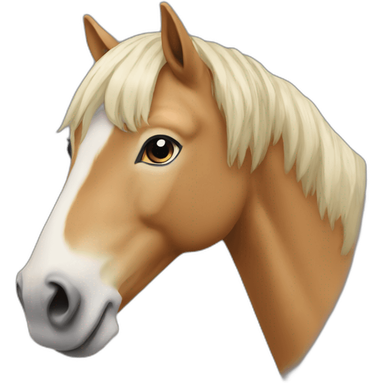 haflinger horse emoji