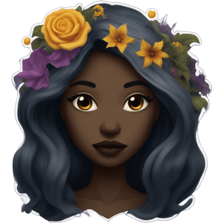 Dark feminine emojis  emoji