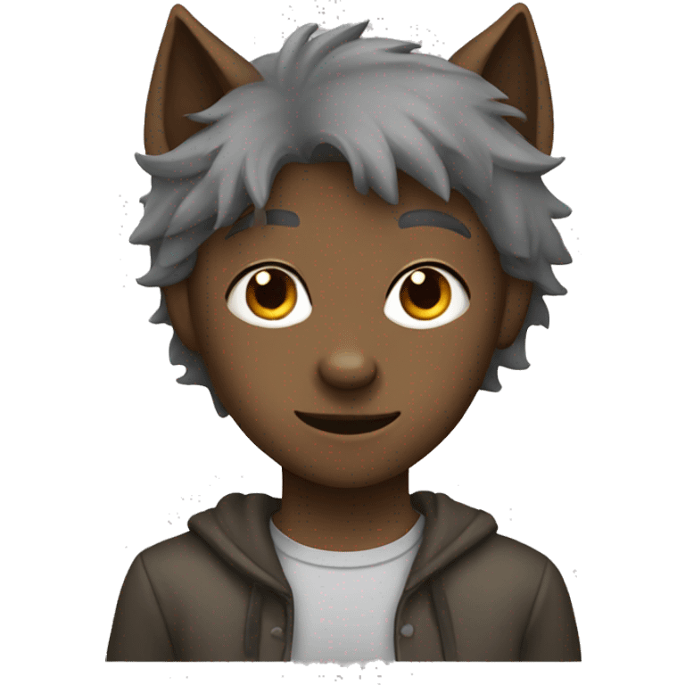 Wolf boy emoji