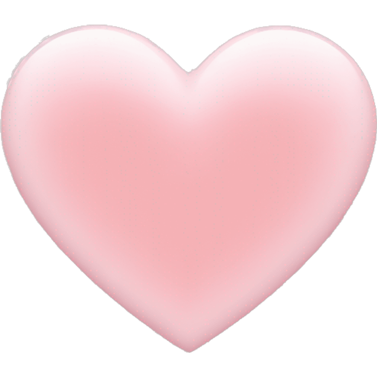 Light pink heart emoji