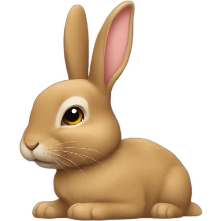 Lapin qui fait caca emoji