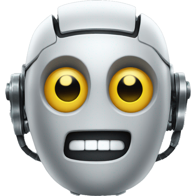 robot head smiley emoji