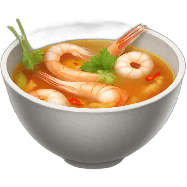 Tomyum-shimp-soup emoji