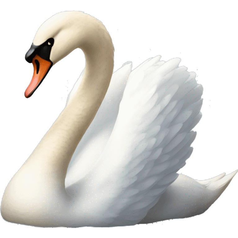 White swan emoji