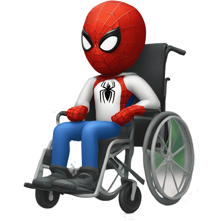 spider-man in a wheelchair  emoji