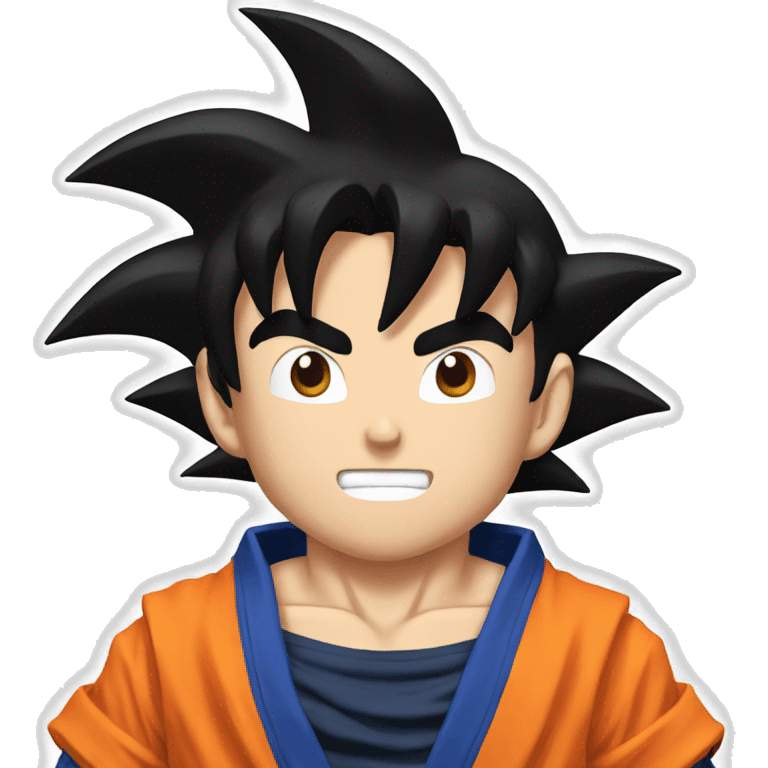 Goku enervé emoji