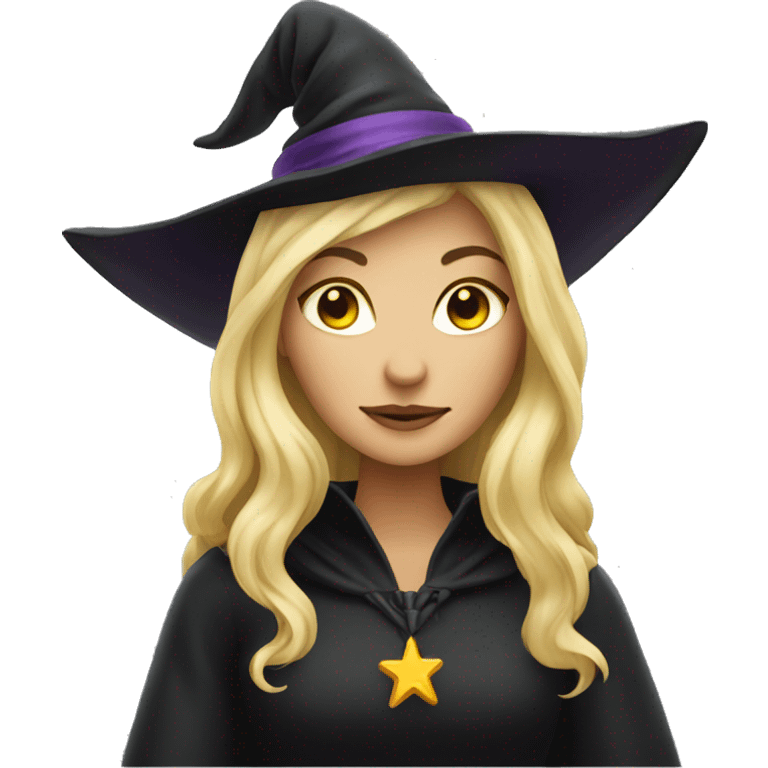 Blonde witch  emoji