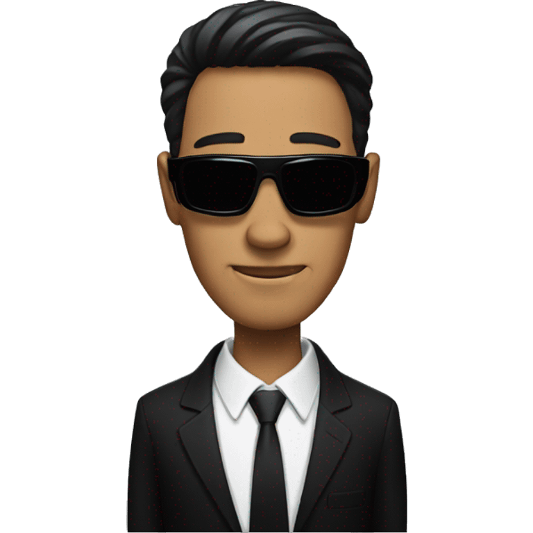 Men in black emoji