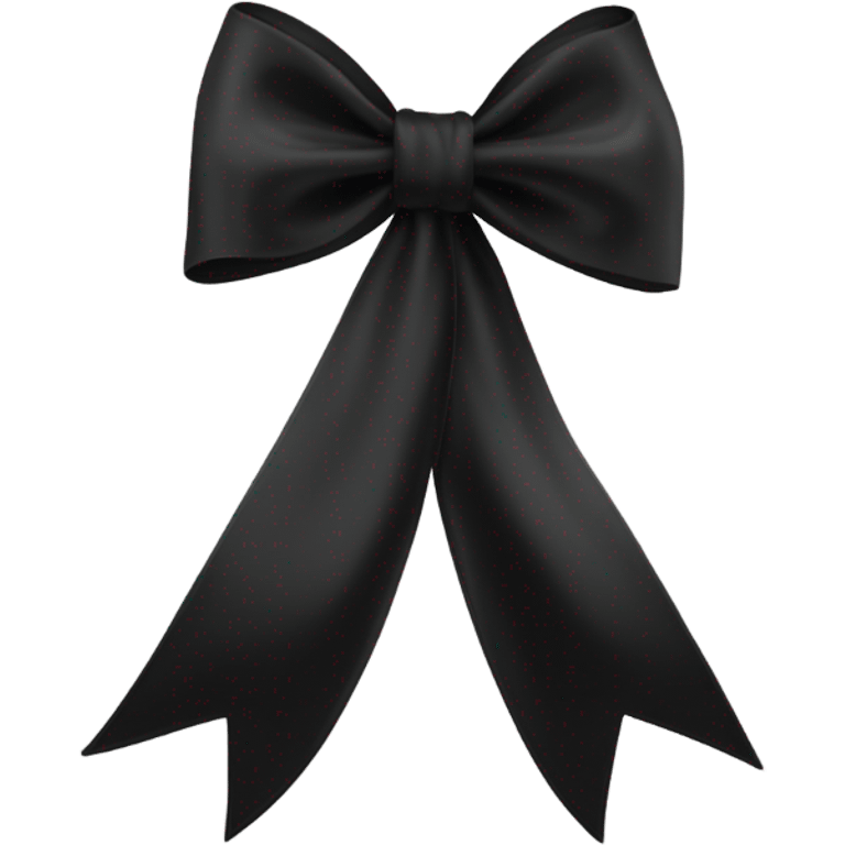 Black bow  emoji