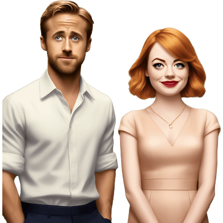 Ryan Gosling and Emma Stone La La land emoji