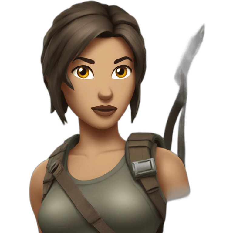 Lara Croft Tomb Raider emoji