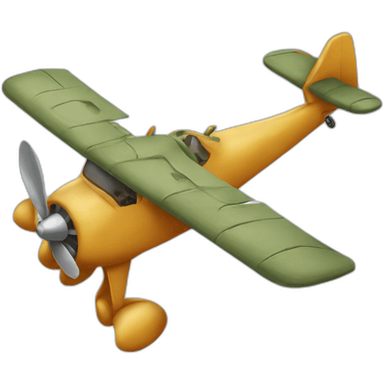 Timon in a plane emoji