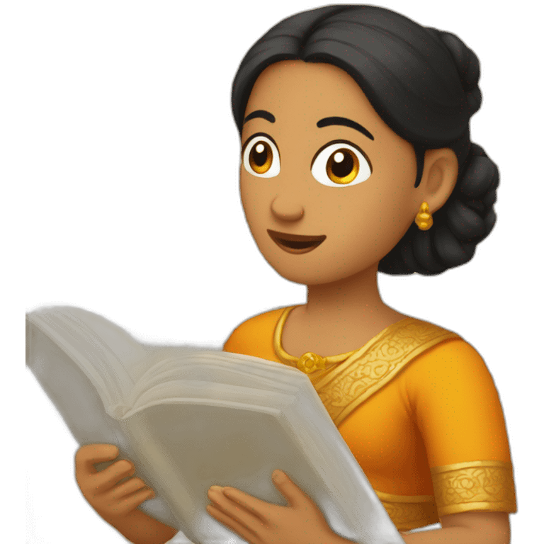 Reading geeta emoji