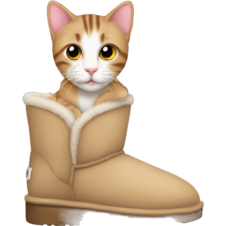 Uggs with cat emoji