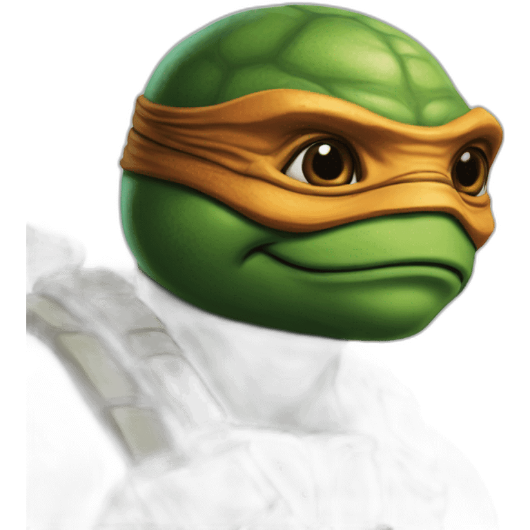 ninja turtle hyper realistic emoji