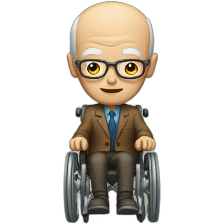 professor X in a wheelchair emoji