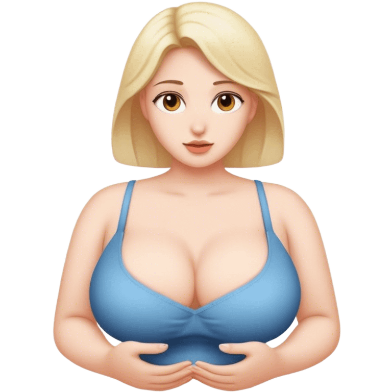 Big breasts art emoji