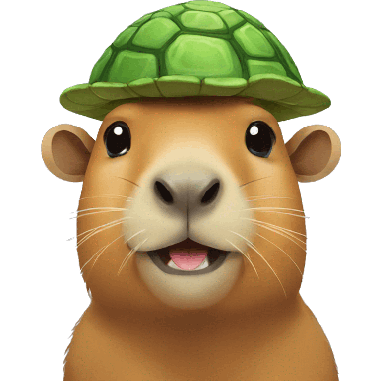 capybara with turtle on head emoji