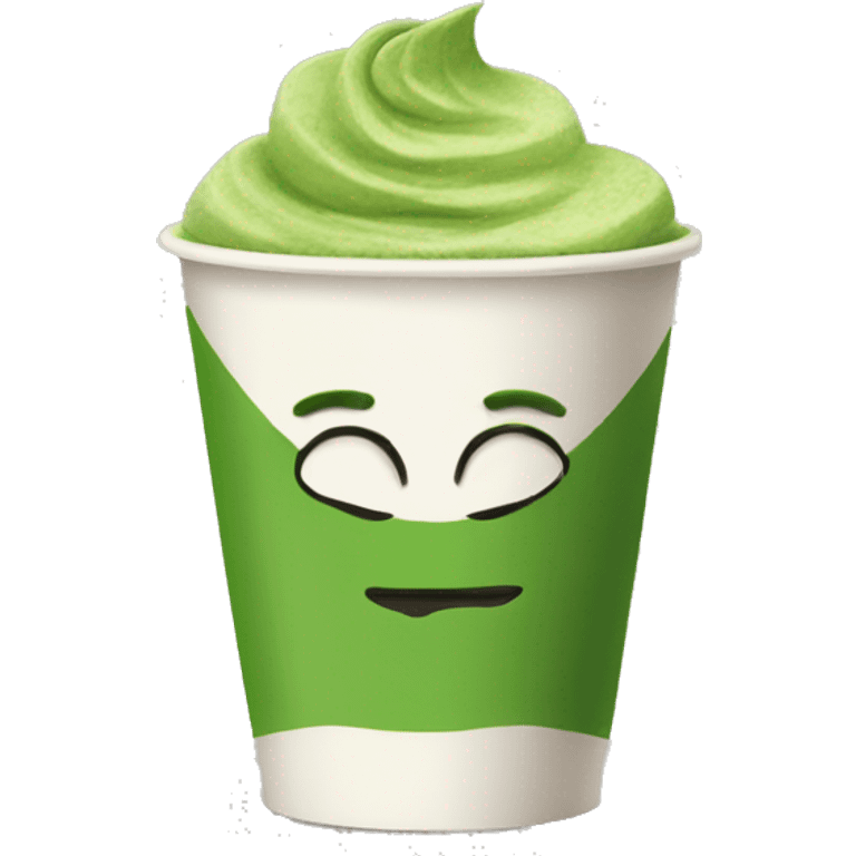 matcha in paper cup emoji