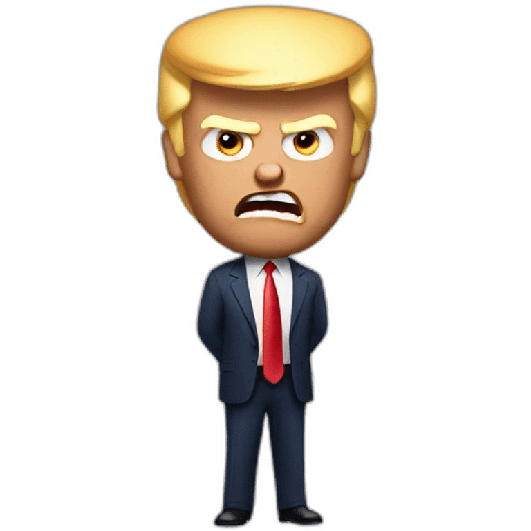 Trump angry emoji