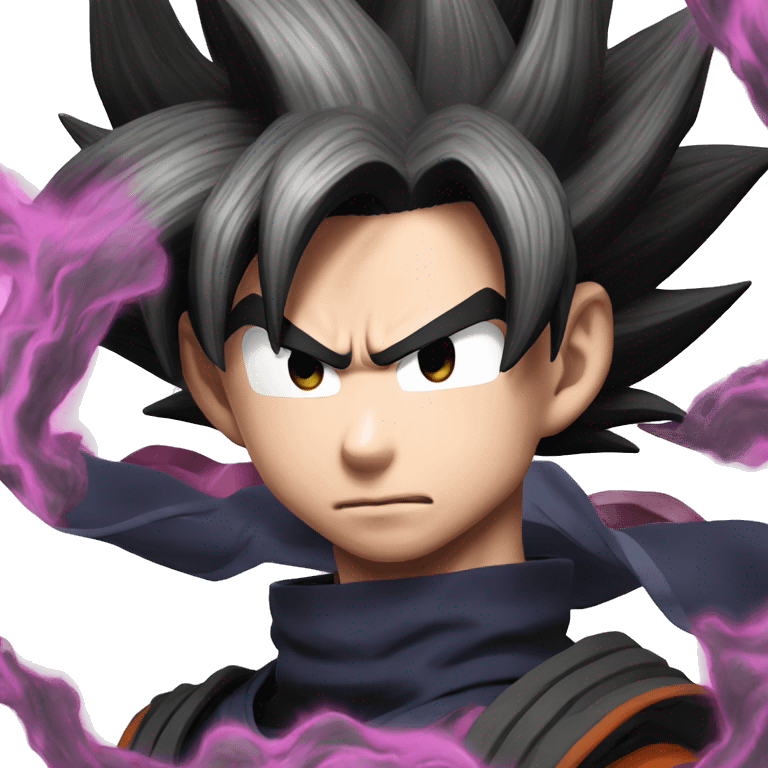 Goku black diciendo amor emoji