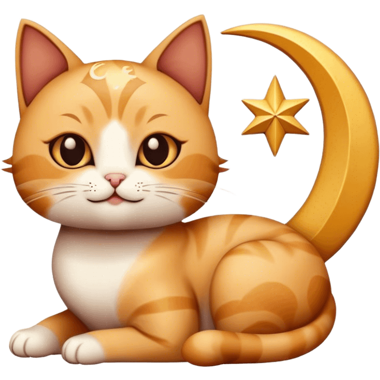 cat wishing ramadan mubarak emoji