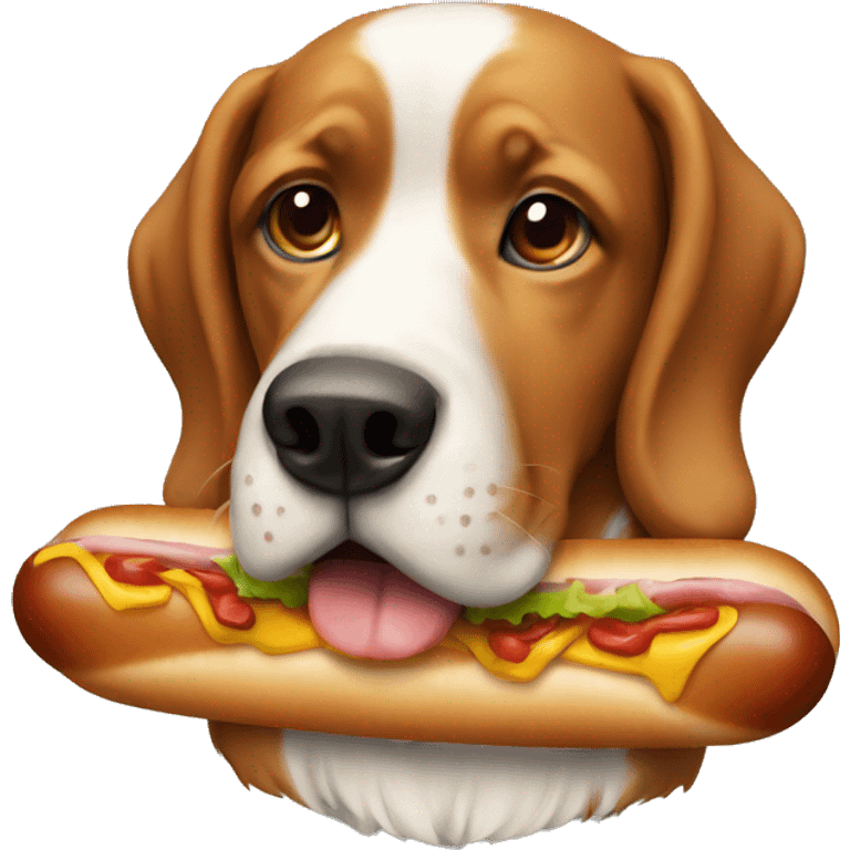 dog teacher hot dog emoji