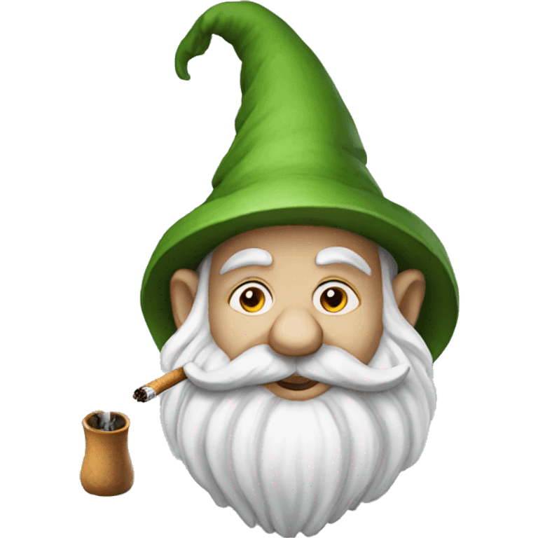 smoking gnome emoji