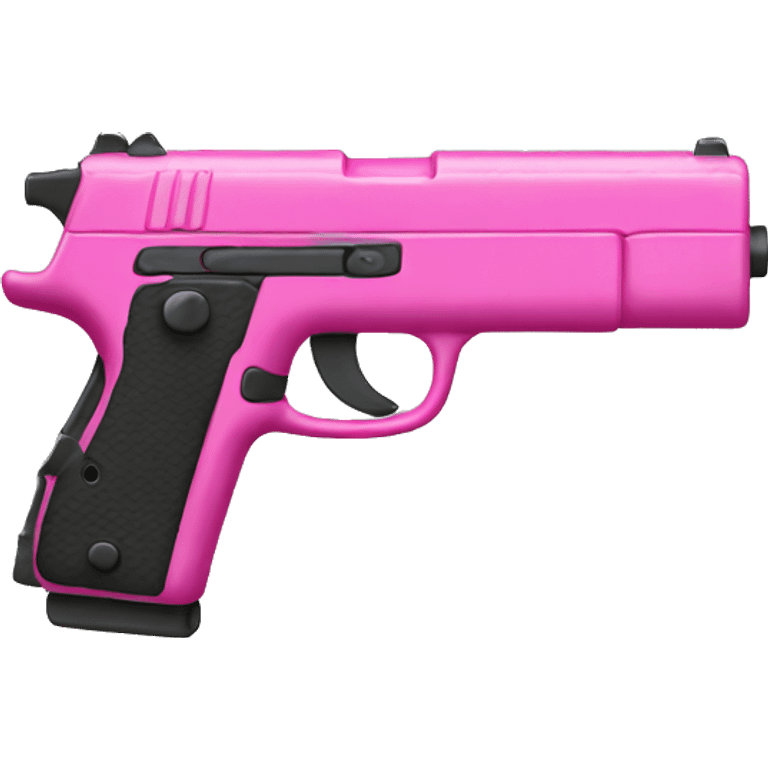 Pink gun emoji