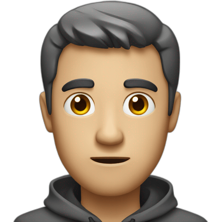 suspicious  man emoji