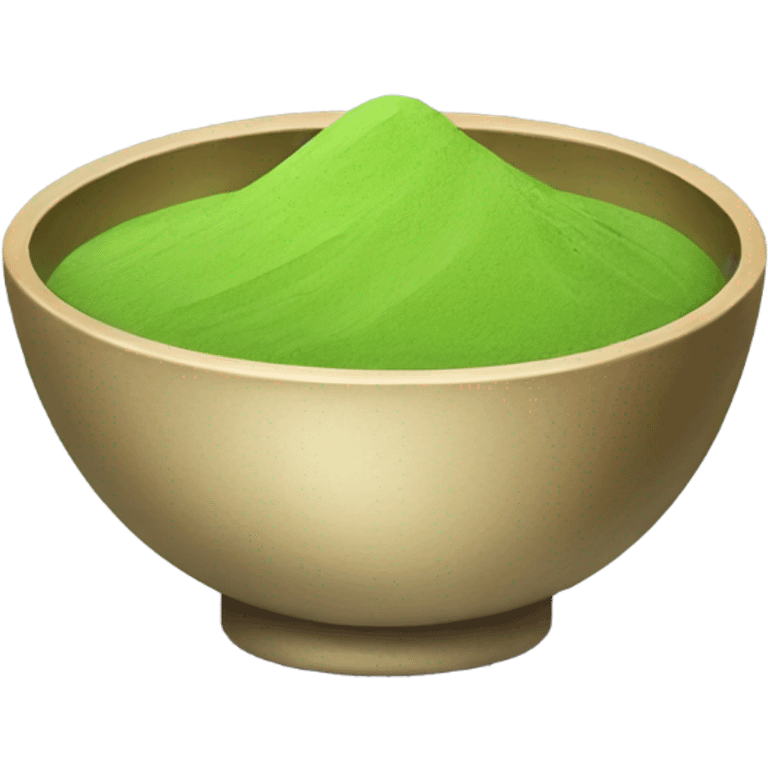 Bowl of matcha that looks expensive emoji