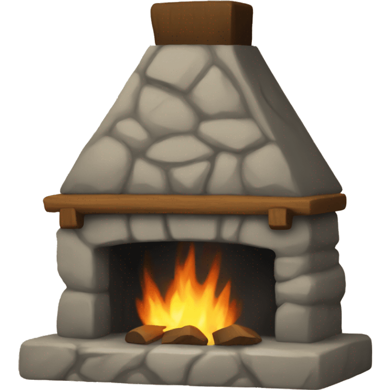 camp fireplace emoji