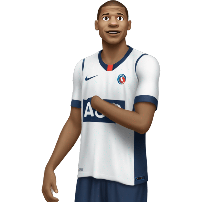 MBAPPÉ qui fait du  bsaket  emoji