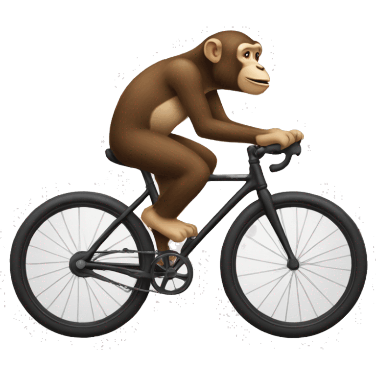 Un singe qui fais du velo emoji