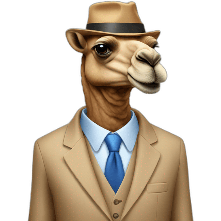 camel businessman emoji