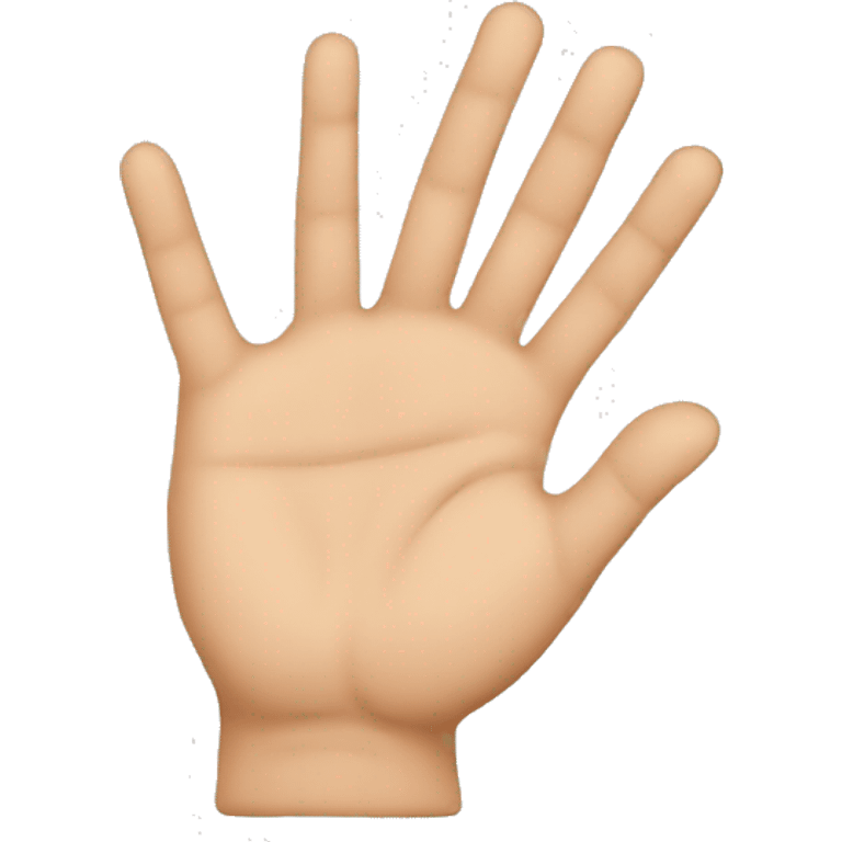 Albanian hand emoji