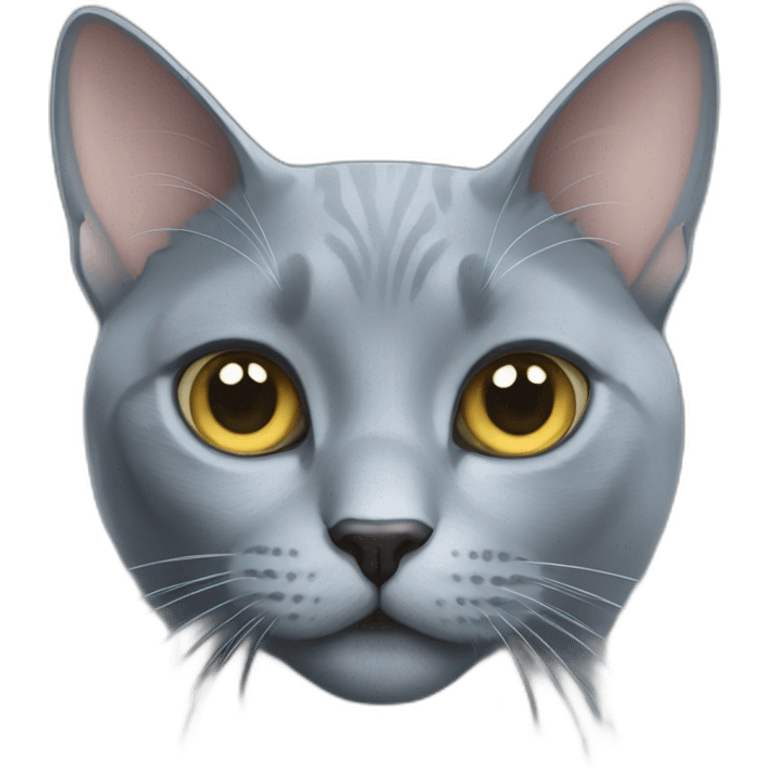 Russian blue cat emoji