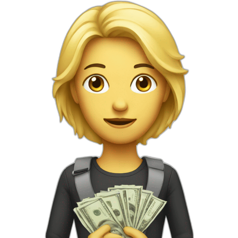 person with money emoji