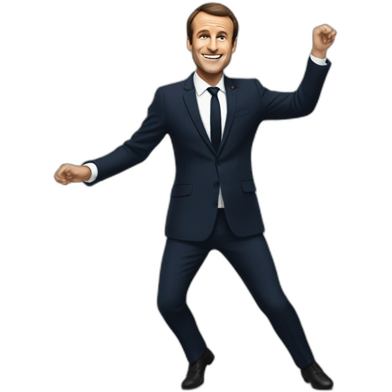 Macron qui dance emoji