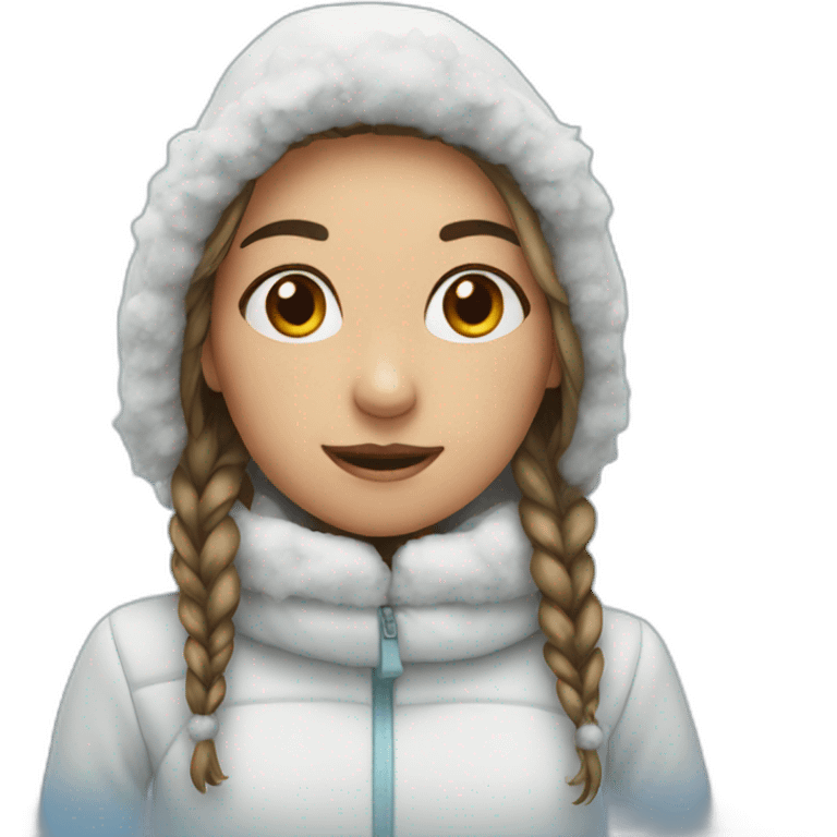 Snow girl emoji