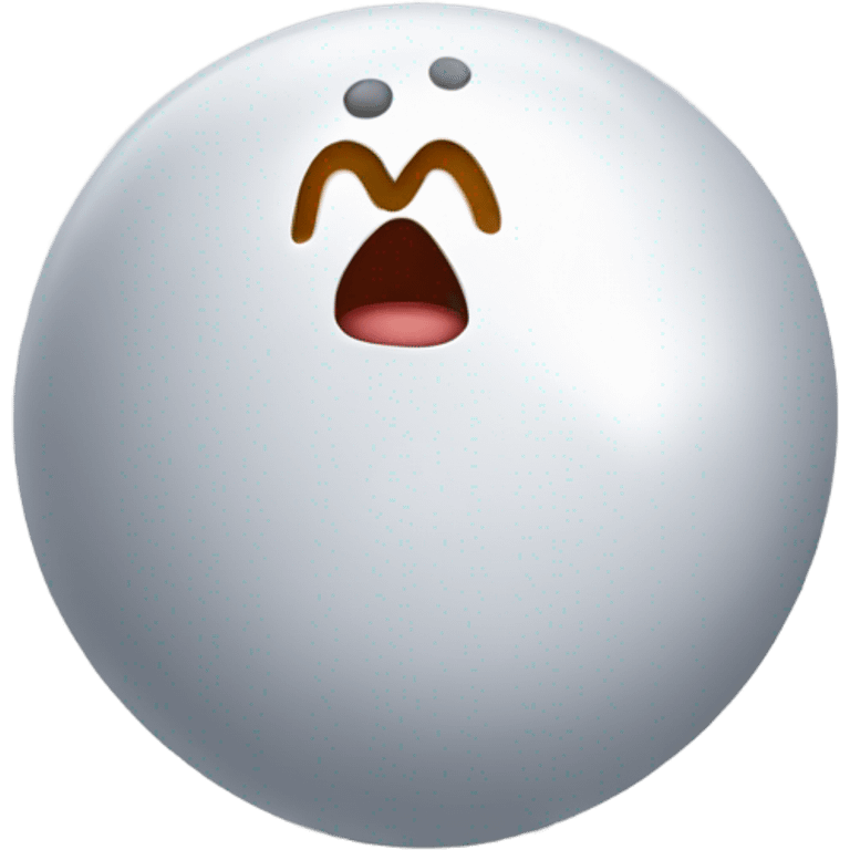 Bowling ball wearing tighty whities emoji