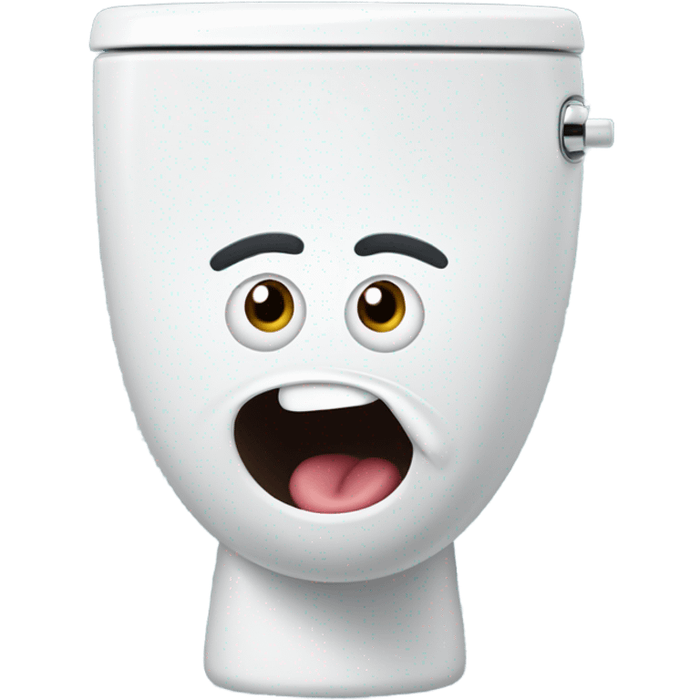 White Skibidi toilet emoji